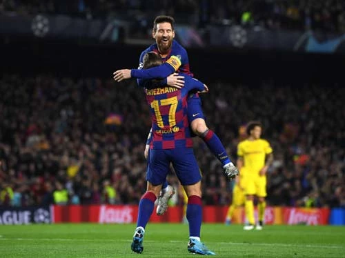 Dortmund là nạn nhân thứ 34 của Messi tại Cúp C1. Ảnh: Getty Images.