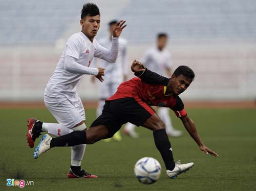 Thắng thuyết phục Timor Leste, U22 Myanmar tạm chiếm ngôi đầu bảng A
