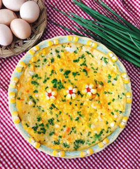 Tan sở làm trứng chiên ngô nhanh gọn mà ngon tuyệt cú mèo