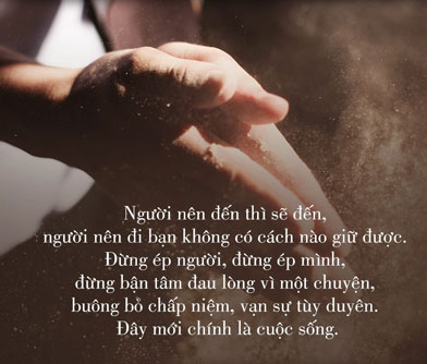 Biết buông bỏ để hạnh phúc!