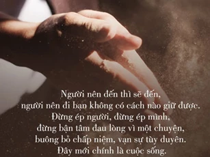 Biết buông bỏ để hạnh phúc!