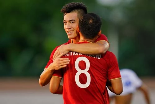 U22 Việt Nam khởi đầu ấn tượng tại SEA Games 30. Ảnh: Thanh Niên.