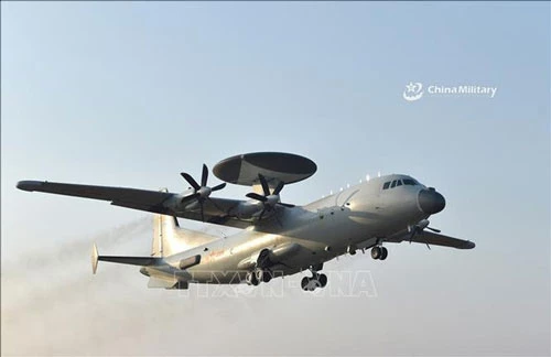 Một máy bay quân sự của Trung Quốc. Ảnh tư liệu: Defence-blog/TTXVN
