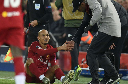 Fabinho nghỉ hết năm 2019 vì dính chấn thuơng mắt cá