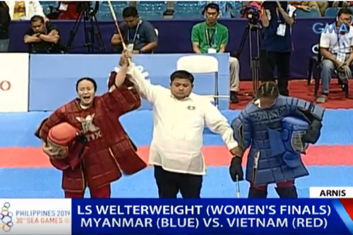 Võ gậy tiếp tục mang về HCV thứ 10 cho Việt Nam tại SEA Games