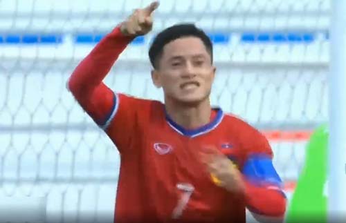 Messi Lào tỏa sáng giúp đội nhà thắng áp đảo U22 Brunei