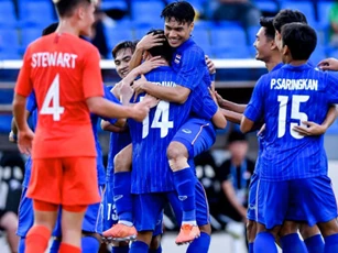 CLIP: U22 Thái Lan đại thắng ‘3 sao’ trước U22 Singapore