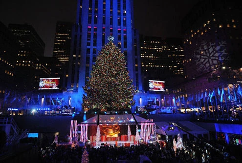 Cây thông Noel tại New York, Mỹ. (Ảnh minh họa: AP)