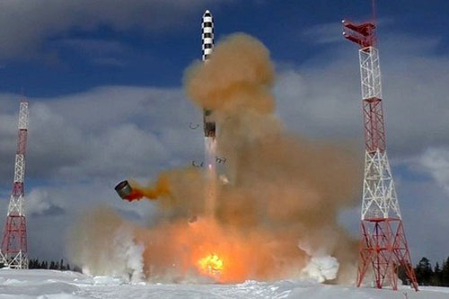 “Vua tên lửa” Nga mang 10 đầu đạn hạt nhân, mục tiêu bao trùm toàn thế giới