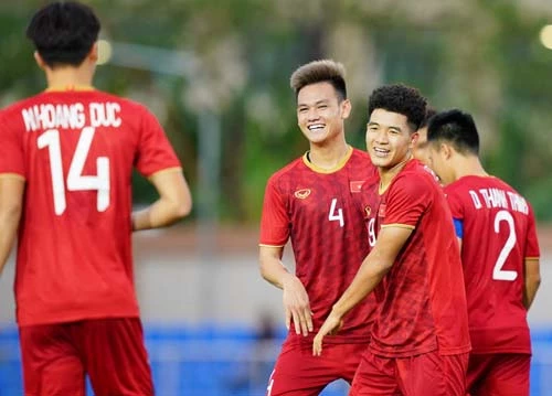 U22 Việt Nam đang đứng đầu bảng B môn bóng đá nam SEA Games 30.