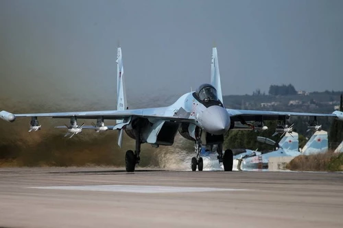 Tiêm kích đa năng thế hệ 4,5 Su-35S do Nga chế tạo. Ảnh: Avia.pro.