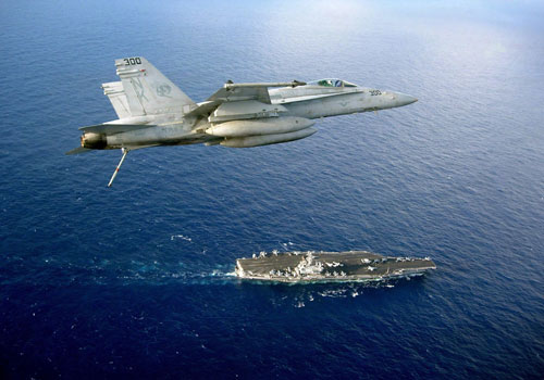 Mỹ khoe hệ thống mới trên tàu sân bay, thu hồi máy bay nhanh chóng mặt