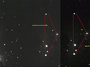 Xôn xao UFO khổng lồ du hành trong tinh vân Orion