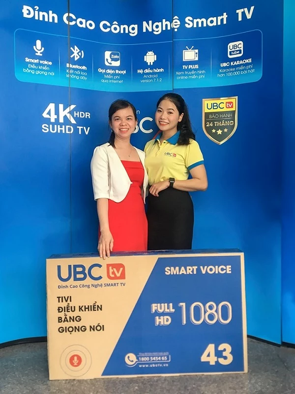 UBC TV có nhiều dòng tivi thông minh điều khiển bằng giọng nói có giá bình dân.