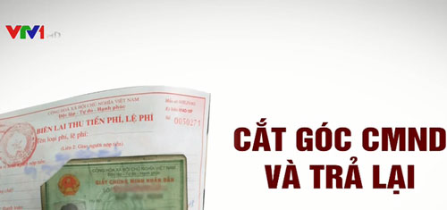 Từ tháng 12/2019, hủy CMND hư hỏng, bong tróc