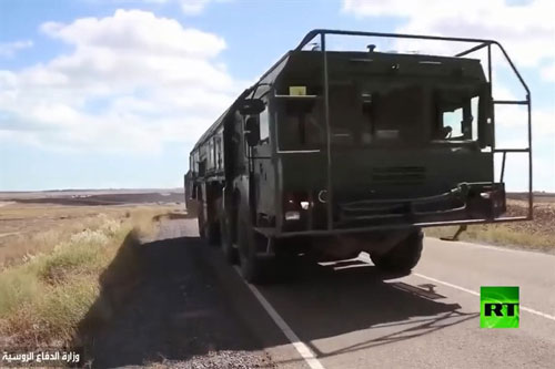 Cận cảnh màn phóng tên lửa Iskander bản đặc biệt lần đầu tiên của Nga