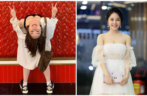 Hotgirl Trâm Anh lại khiến dân tình tròn mắt với phong cách chụp 'ngã ngửa' bá đạo