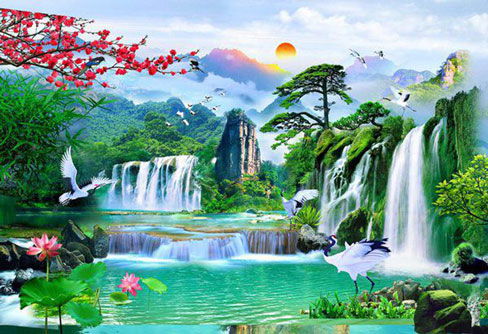 6 mẫu tranh phong thủy cuối năm treo Tết giúp hút tài lộc về nhà