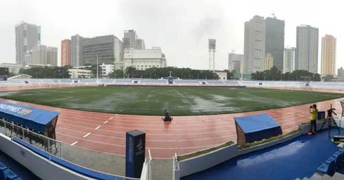 Toàn cảnh sân Rizal Memorial - Ảnh: Thanh Niên.