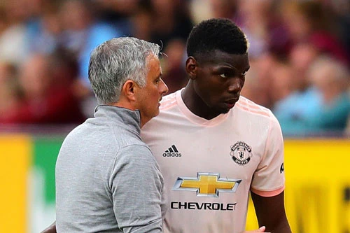 Mourinho và Pogba thời còn gắn bó với nhau.