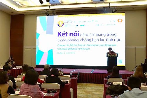 Kết nối để xóa bỏ khoảng trống trong phòng, chống bạo lực tình dục