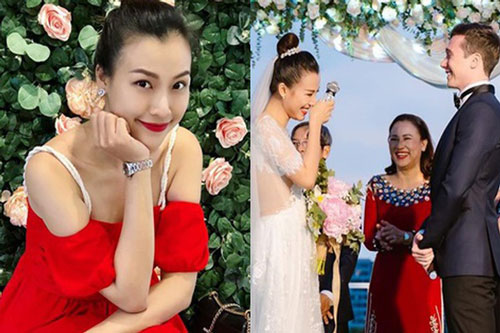 MC Hoàng Oanh lần đầu chia sẻ cảm xúc sau đám cưới ngôn tình, tình yêu với ông xã ngoại quốc