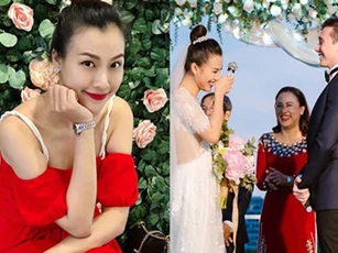 MC Hoàng Oanh lần đầu chia sẻ cảm xúc sau đám cưới ngôn tình, tình yêu với ông xã ngoại quốc