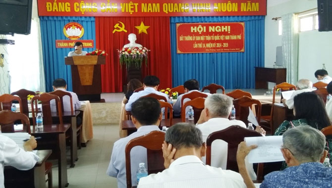 Nha Trang bổ sung nhân sự Ủy ban Mặt trận thành phố nhiệm kỳ 2014-2019
