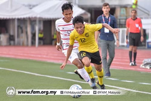 U22 Malaysia đã bất ngờ gục ngã trước U22 Campuchia. Ảnh: FAM.