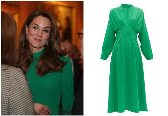 Diện váy 30 triệu đồng, Công nương Kate “cân” cả Hoàng gia Anh, đọ sắc với Đệ nhất phu nhân Mỹ  - Ảnh 4.