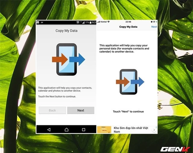 Chuyển nhanh dữ liệu qua lại giữa iOS và Android với Copy My Data - Ảnh 5.