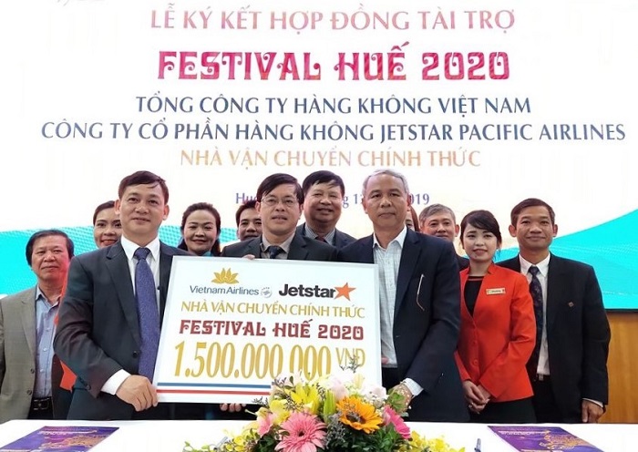 Vietnam Airlines và Jetstar là Nhà Vận chuyển chính thức tại Festival Huế 2020