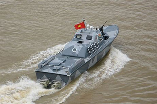 Xuồng cao tốc gắn súng điều khiển tự động của Việt Nam