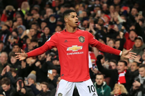 Tiền đạo: Marcus Rashford (M.U).