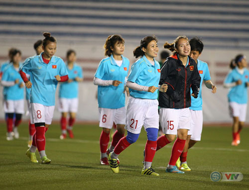 ẢNH: ĐT nữ Việt Nam rèn quân, quyết thắng Thái Lan trận chung kết SEA Games 30