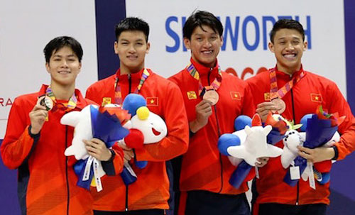 Việt Nam giành huy chương lịch sử ở nội dung tiếp sức 4x100m TD nam