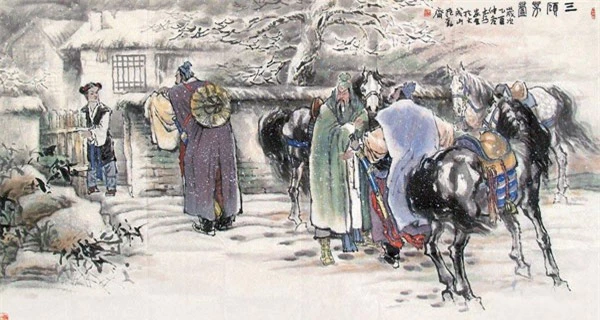Tam cố thảo lư - 3 lần tới lều cỏ thỉnh Gia Cát Lượng xuống núi, điển tích tô đậm hình tượng trọng hiền tài của Lưu Bị.