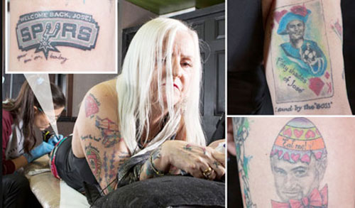 Fan nữ xăm hình thứ 38 về Mourinho