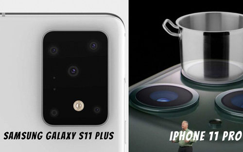 Apple từng vác cả "bếp điện" lên iPhone 11 Pro thì có gì lạ khi camera Samsung Galaxy S11+ trông như thế này