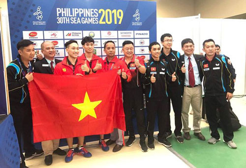 Bóng bàn Việt Nam giành tấm HCV lịch sử ở SEA Games 30