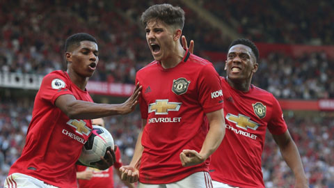 M.U bay bằng đôi cánh Rashford - James