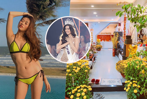 H&#xE9; l&#x1ED9; gia th&#x1EBF; &quot;kh&#x1EE7;ng&quot; c&#x1EE7;a t&#xE2;n Hoa h&#x1EAD;u Ho&#xE0;n v&#x169; Vi&#x1EC7;t Nam