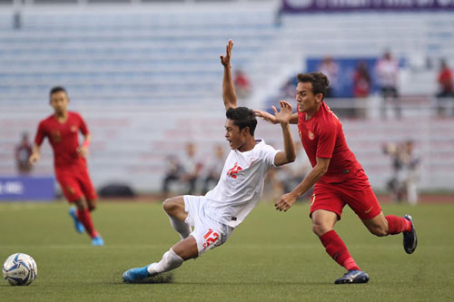 'Đè bẹp' U22 Myanmar, U22 Indonesia giành vé vào chung kết SEA Games 30