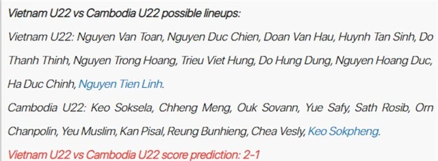 Báo châu Á dự đoán Văn Toản tiếp tục bắt chính ở U22 Việt Nam - 2