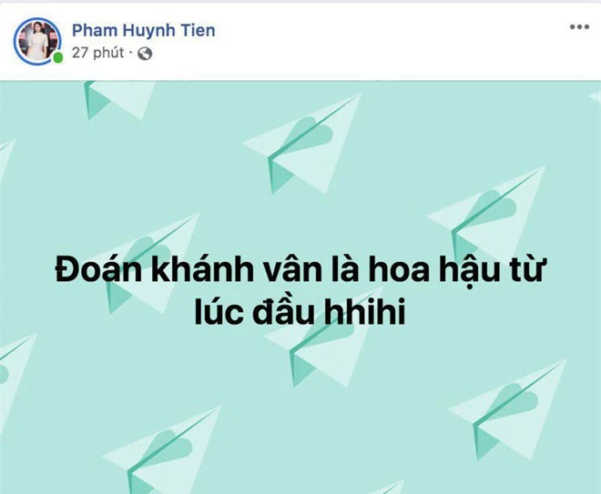 Dàn sao Vbiz nô nức chúc mừng Nguyễn Trần Khánh Vân chính thức đăng quang ngôi vị Tân Hoa hậu Hoàn vũ Việt Nam 2019 - Ảnh 4.