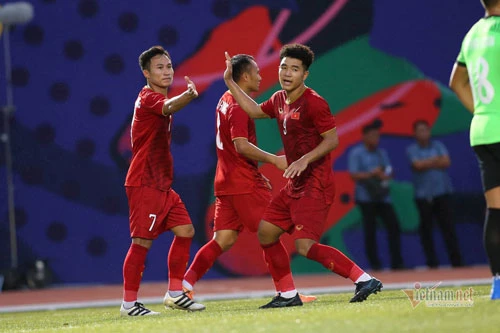 U22 Việt Nam dẫn trước U22 Campuchia 2-0. Ảnh minh họa. Nguồn: Vietnamnet.