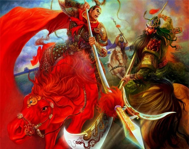 Phương Thiên Họa Kích của Lữ Bố cùng Thanh Long Yển Nguyệt Đao của Quan Vũ là hai món binh khí lừng danh thời Tam Quốc.