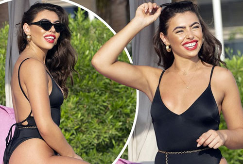 Mỹ nhân truyền hình Anh quốc nảy nở quyến rũ với áo tắm