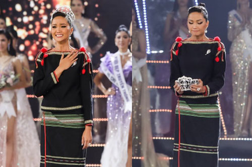 Màn xuất hiện đầy cảm xúc của H'Hen Niê: Đi chân trần, diện trang phục Ê đê, bật khóc gửi lời cám ơn trên nền nhạc Đen Vâu