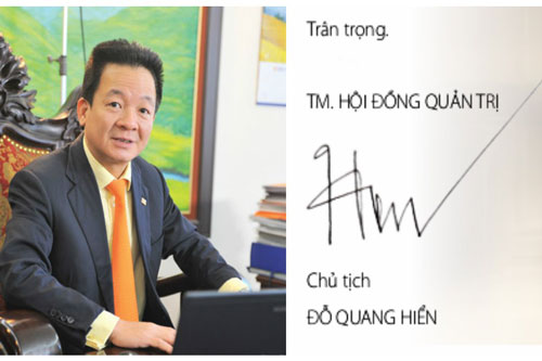 Đại gia ngân hàng vừa tài vừa giàu hóa ra còn ký đẹp thế này